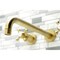 Kingston Brass KS8057BX Wall Mount Tub Faucet, Brushed Brass KS8057BX - alternate 2